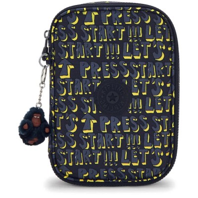 ученически,принадлежности,kipling,100,pens,pencil,case,black,(let´s,play,print)