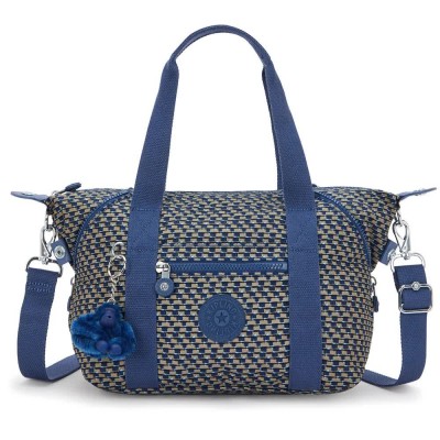 чанта,всички,чанти,kipling,art,mini,10l,tote,bag,blue,(blue,on,wire)