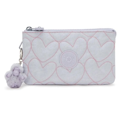 портфейли,и,портмонета,kipling,creativity,l,coin,purse,grey,(hearts,shimmer)