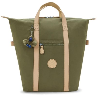 раница,раници,kipling,new,art,18l,backpack,green,(cotton,khaki)