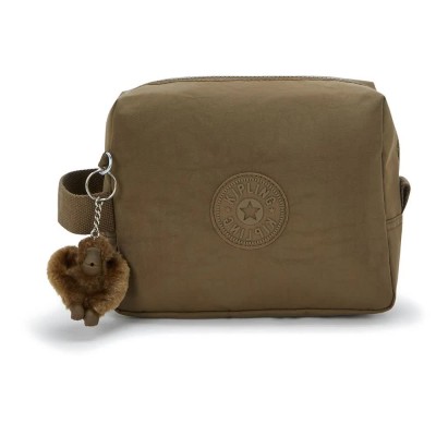несесер,тоалетни,принадлежности,kipling,parac,4.5l,wash,bag,brown,(smooth,khaki)