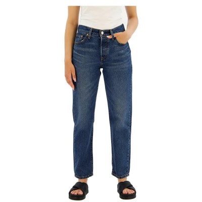 дънки,мъжки,панталони,дамски,панталони,levi´s,®,501™,crop,lightweight,jeans,refurbished,blue,(dark,indigo,worn,in)