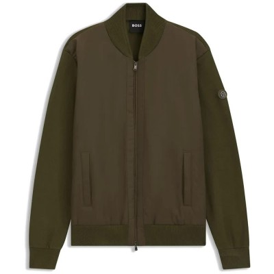блуза,мъжки,пуловери,дамски,пуловери,boss,levaio,10280711,full,zip,sweater,green,(open,green)