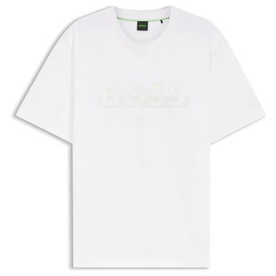 тениска,мъжки,тениски,дамски,тениски,boss,member,logo,10262150,short,sleeve,t,shirt,white,(white)