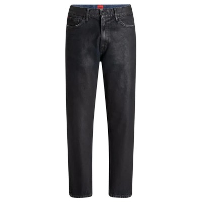 дънки,мъжки,панталони,дамски,панталони,hugo,50566447,jeans,black,(black)