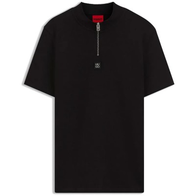 тениска,мъжки,тениски,дамски,тениски,hugo,dabi,10280499,t,shirt,black,(black)