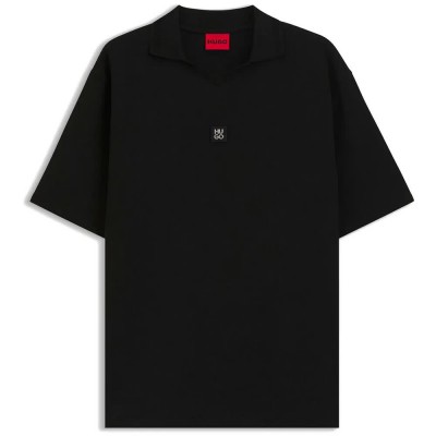 дамски,блузи,с,яка,мъжки,блузи,с,яка,hugo,dabino,10280499,polo,black,(black)