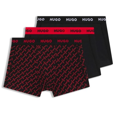 боксерки,мъжко,бельо,hugo,design,10267989,trunk,red,boxers,3,units,black,(open,grey)