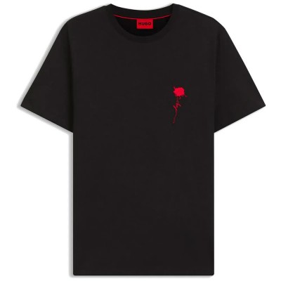 тениска,мъжки,тениски,дамски,тениски,hugo,diflow,10258021,t,shirt,black,(black)