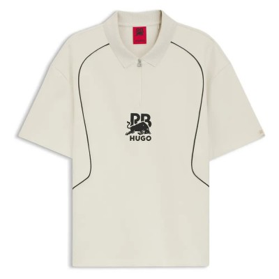дамски,блузи,с,яка,мъжки,блузи,с,яка,hugo,duero,short,sleeve,polo,beige,(open,white)