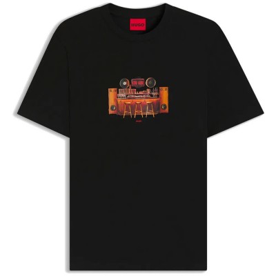 тениска,мъжки,тениски,дамски,тениски,hugo,durectee,10268981,t,shirt,black,(black)
