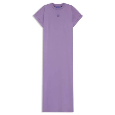 рокля,дамски,поли,и,рокли,hugo,nalle,01,blue,short,sleeve,dress,purple,(bright,purple)