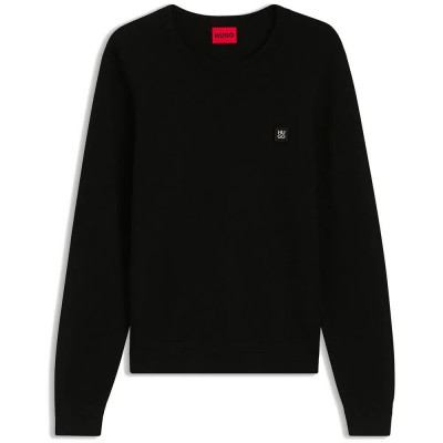 блуза,мъжки,пуловери,дамски,пуловери,hugo,setallo,10280216,sweater,black,(black)