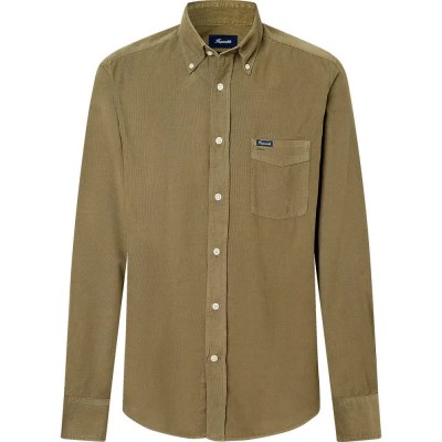 риза,с,дълъг,ръкав,дамски,ризи,мъжки,ризи,façonnable,babycord,long,sleeve,shirt,green,(reed,beige)