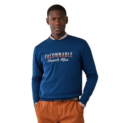 блуза,мъжки,пуловери,façonnable,french,alps,print,sweatshirt,blue,(naval,blue)