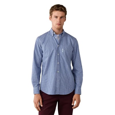 риза,с,дълъг,ръкав,дамски,ризи,мъжки,ризи,façonnable,gingh,pop,long,sleeve,shirt,blue,(scout,blue)