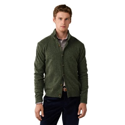 жилетка,мъжки,пуловери,дамски,пуловери,façonnable,lambswool,cardigan,green,(forest,night,green)