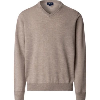 блуза,мъжки,пуловери,дамски,пуловери,façonnable,merino,v,neck,sweater,grey,(grain,beige)
