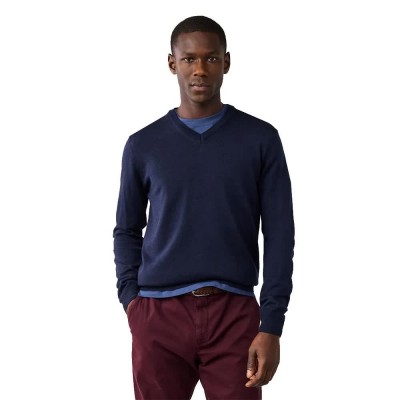 блуза,мъжки,пуловери,дамски,пуловери,façonnable,merino,v,neck,sweater,blue,(naval,blue)