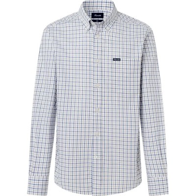 карирана,риза,дамски,ризи,мъжки,ризи,façonnable,poplin,check,long,sleeve,shirt,white,(reed,beige)