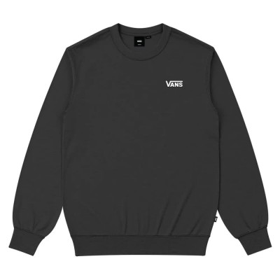 блуза,мъжки,пуловери,vans,left,chest,crew,sweatshirt,black,(black)