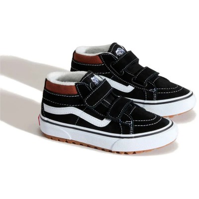 юношески,маратонки,мъжки,маратонки,дамски,маратонки,vans,sk8,mid,reissue,v,insulated,youth,trainers,black,(black,tortoiseshell)