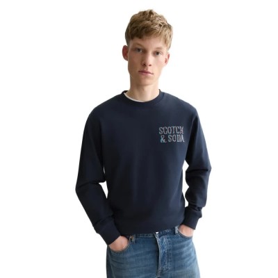 блуза,мъжки,пуловери,scotch,&,soda,183337,sweatshirt,blue,(sky,captain)