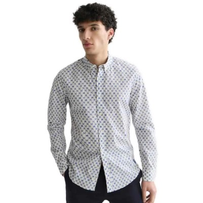 риза,с,дълъг,ръкав,дамски,ризи,мъжки,ризи,scotch,&,soda,183563,long,sleeve,shirt,grey,(tiles,flower,blue)