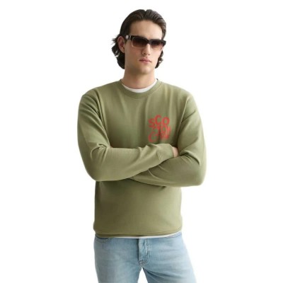 блуза,мъжки,пуловери,scotch,&,soda,183595,sweatshirt,green,(oil,green)