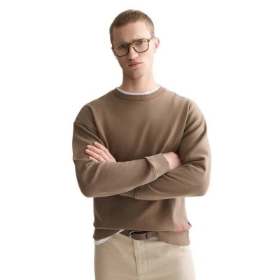 блуза,мъжки,пуловери,scotch,&,soda,183753,sweatshirt,brown,(walnut)