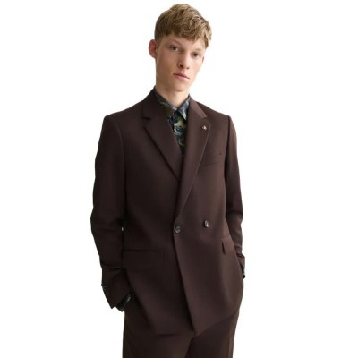 сако,мъжки,сака,scotch,&,soda,184217,blazer,brown,(raisin)