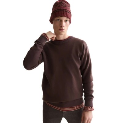 блуза,мъжки,пуловери,дамски,пуловери,scotch,&,soda,184229,sweater,brown,(raisin)