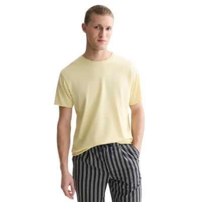 тениска,мъжки,тениски,дамски,тениски,scotch,&,soda,184411,short,sleeve,t,shirt,yellow,(pastel,yellow)