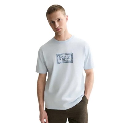 тениска,мъжки,тениски,дамски,тениски,scotch,&,soda,184565,short,sleeve,t,shirt,grey,(grey,dawn)