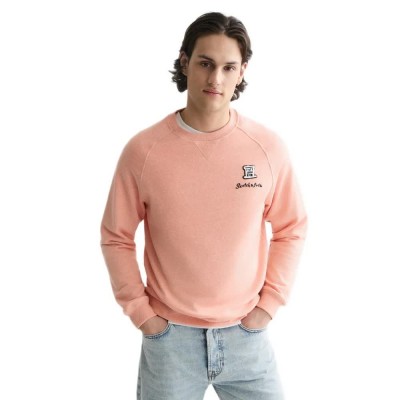 блуза,мъжки,пуловери,scotch,&,soda,184695,sweatshirt,orange,(shrimp,melange)