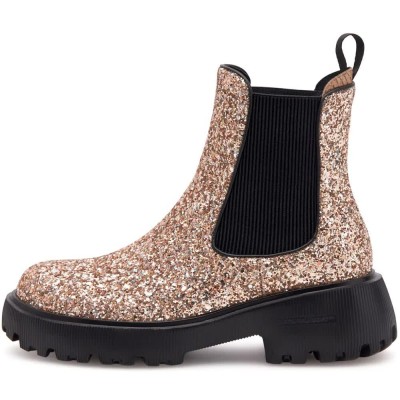 обувки,дамски,боти,мъжки,боти,woden,aya,glitter,boots,golden,(multi)