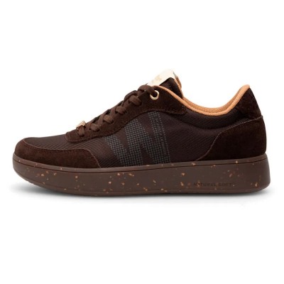 маратонки,мъжки,маратонки,дамски,маратонки,woden,line,sneak,trainers,brown,(chocolate)