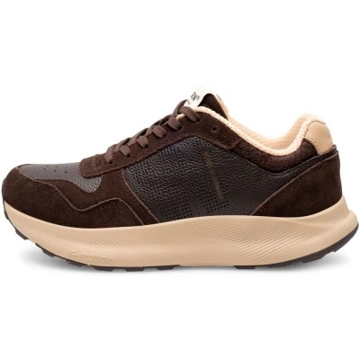маратонки,мъжки,маратонки,дамски,маратонки,woden,mathilde,runner,leather,trainers,brown,(chocolate)