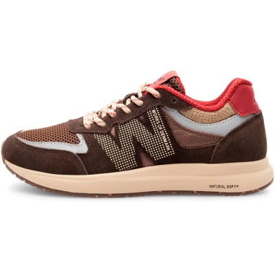 маратонки,мъжки,маратонки,дамски,маратонки,woden,rigmor,open,mes,trainers,brown,(cacao,multi)