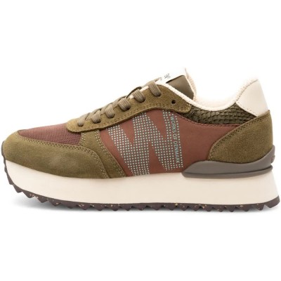 маратонки,мъжки,маратонки,дамски,маратонки,woden,ronja,plateau,trainers,brown,(dark,olive,multi)