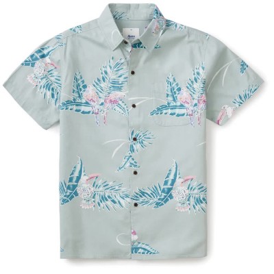 риза,с,къс,ръкав,дамски,ризи,мъжки,ризи,katin,paradise,short,sleeve,shirt,green,(blue,surf)