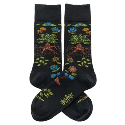 чорапи,мъжки,чорапи,дамски,чорапи,jimmy,lion,harry,potter,herbology,long,socks,black,(dark,grey)