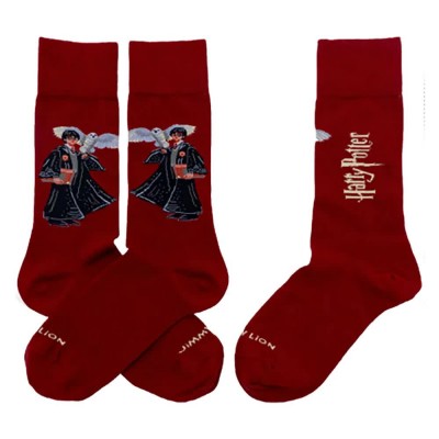 детски,чорапи,мъжки,чорапи,дамски,чорапи,jimmy,lion,harry,potter,the,boy,who,lived,long,socks,red,(burgundy)