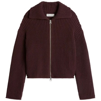 жилетка,мъжки,пуловери,дамски,пуловери,marc,o´polo,5000012278,cardigan,brown,red,(black,cherry)