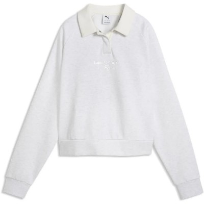 дамски,блузи,с,яка,мъжки,блузи,с,яка,puma,class,relaxed,long,sleeve,polo,white,(white,glow,heather)