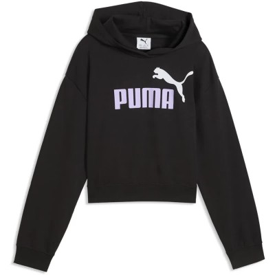 суичър,детски,блузи,puma,essential,2,color,nº1,logo,short,length,tr,hoodie,black,(puma,black,light,lavender)