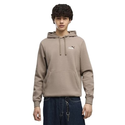 суичър,мъжки,пуловери,puma,essential,2,color,small,nº1,logo,hoodie,beige,brown,(mouse,gray)