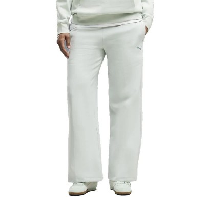 анцуг,мъжки,панталони,дамски,панталони,puma,essential,cat,standard,wide,leg,sweat,pants,white,(créme,de,mint)