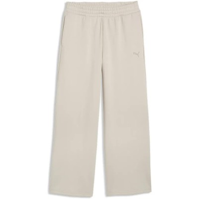 анцуг,мъжки,панталони,дамски,панталони,puma,essential,cat,standard,wide,leg,sweat,pants,beige,(silver,fog)