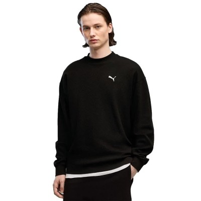 блуза,мъжки,пуловери,puma,essential,elevated,relaxed,sweatshirt,black,(puma,black)